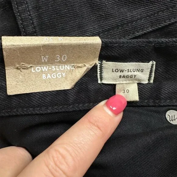 Madewell Charcoal Wide Leg Jeans - Picture 8 of 13